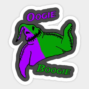 Oogie boogie man Sticker